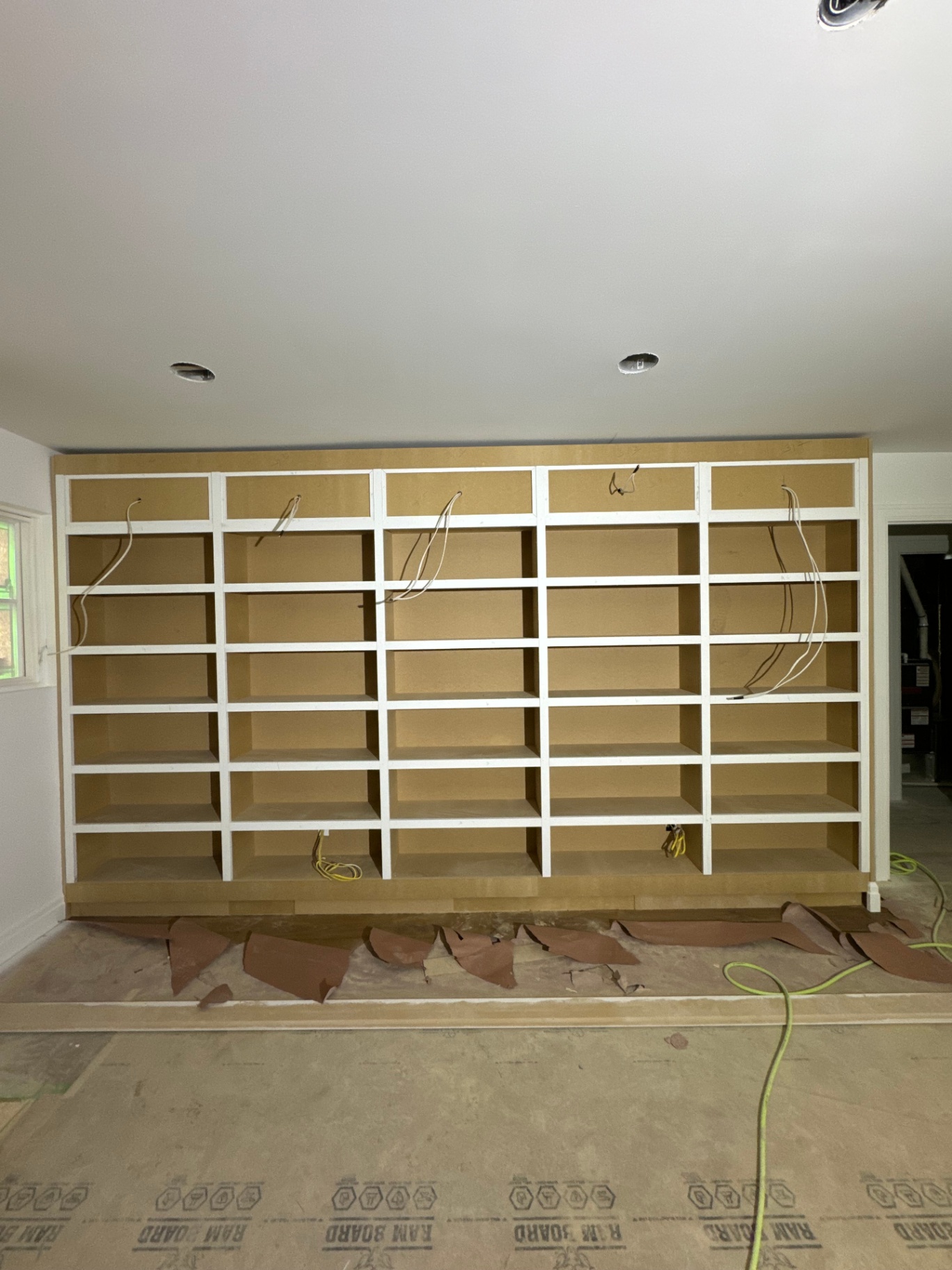 Full-Wall Library Shelving