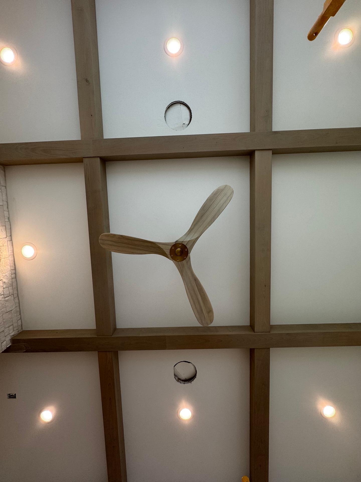 Coffered Beam Ceiling