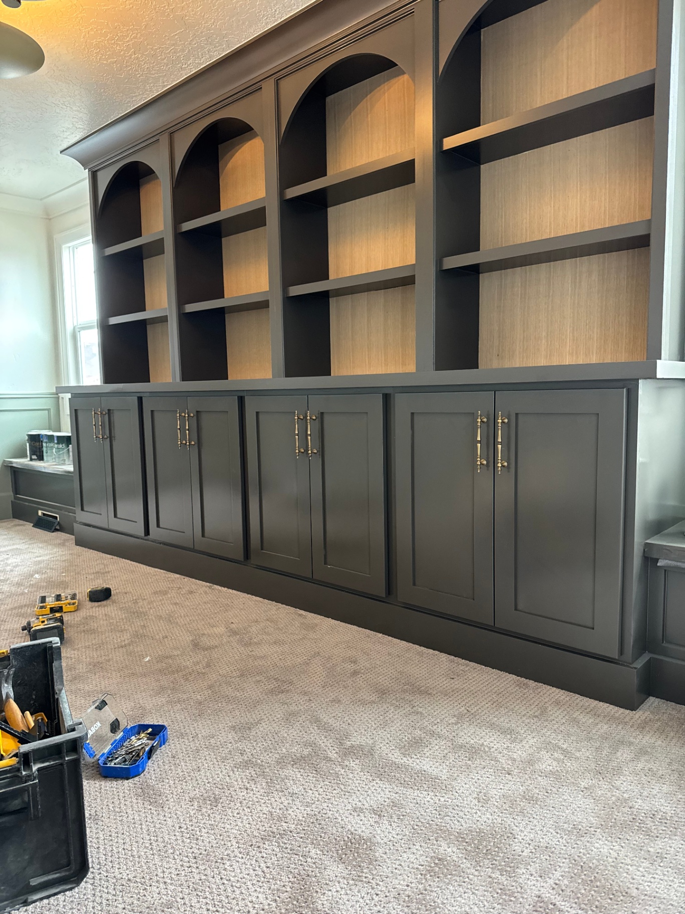 Arched Display Cabinetry