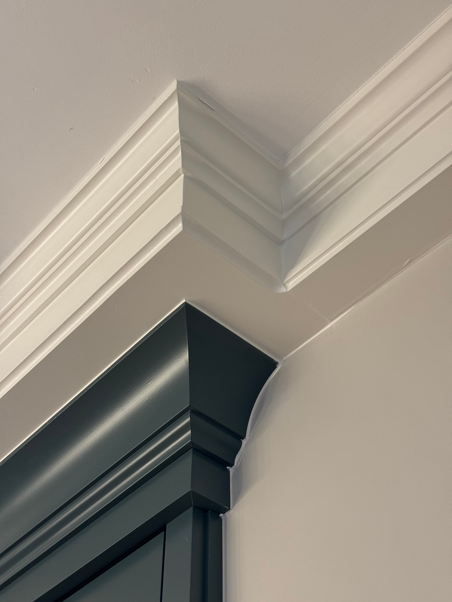 Layered Crown at Cabinetry