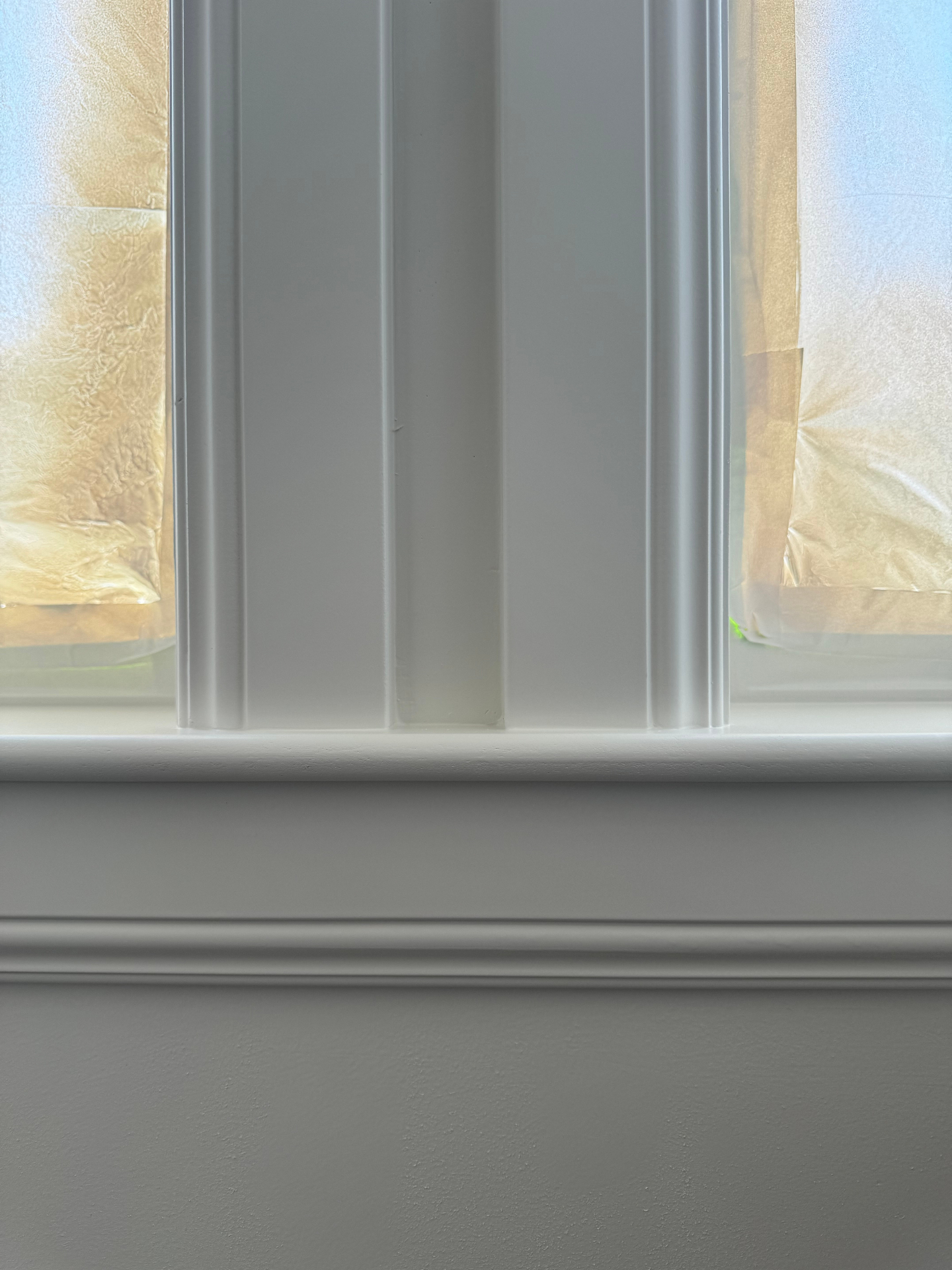 Mullion Post & Wainscot Detail